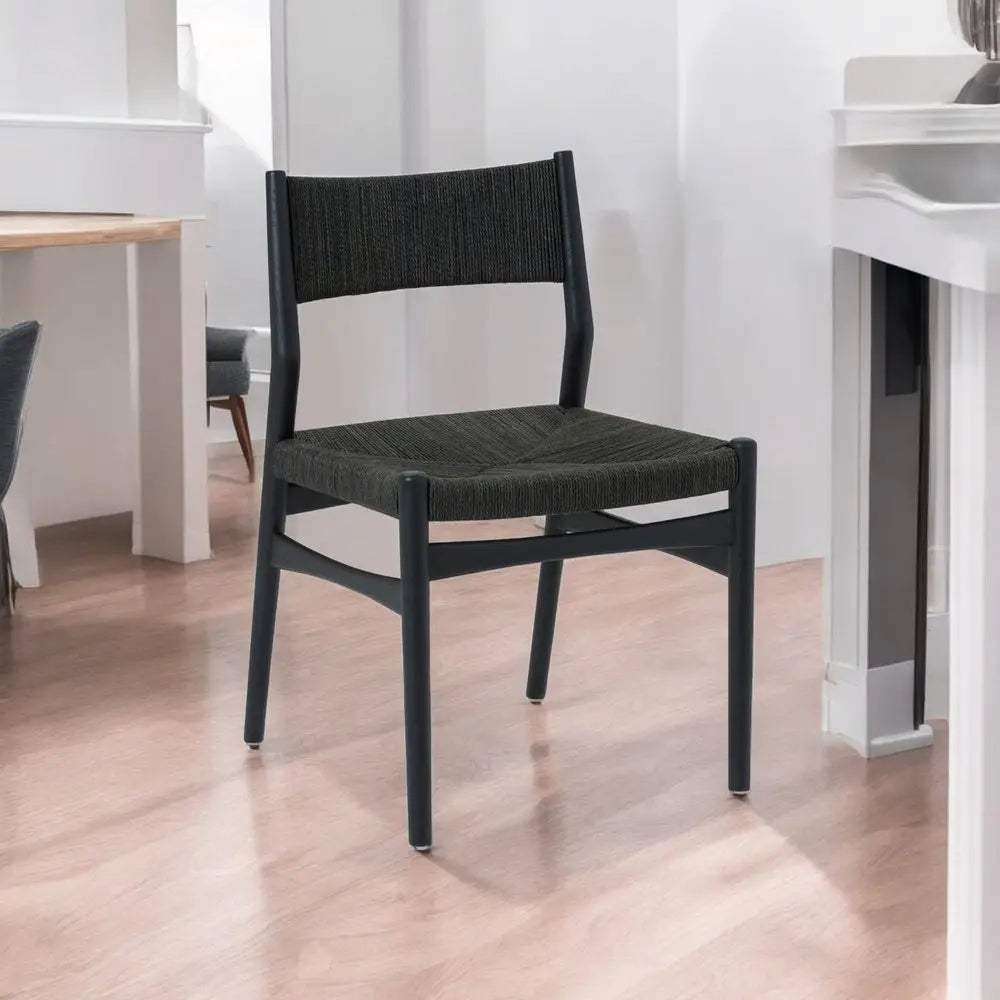 Five Piece Oak Round Dining Set with Four Chairs - NOVA HOME FURNITURE