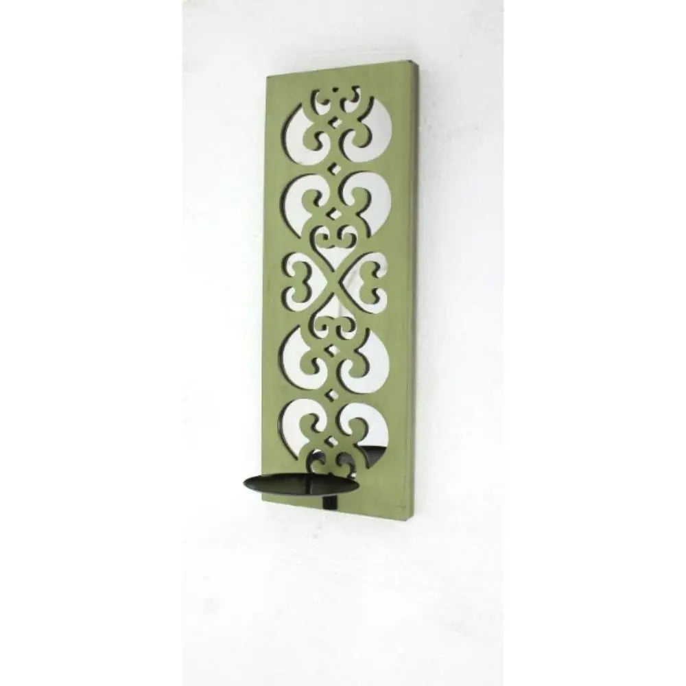 Green Wood Hanging Dimensional Sculpture - NOBLE HOME INTERIORS
