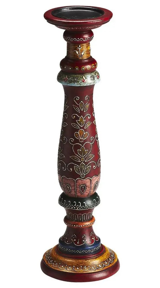 Hand Painted Candle Holder - NOBLE HOME INTERIORS