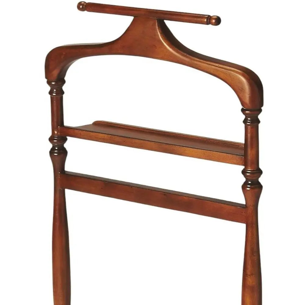 Judson Olive Ash Burl Valet Stand - NOBLE HOME INTERIORS