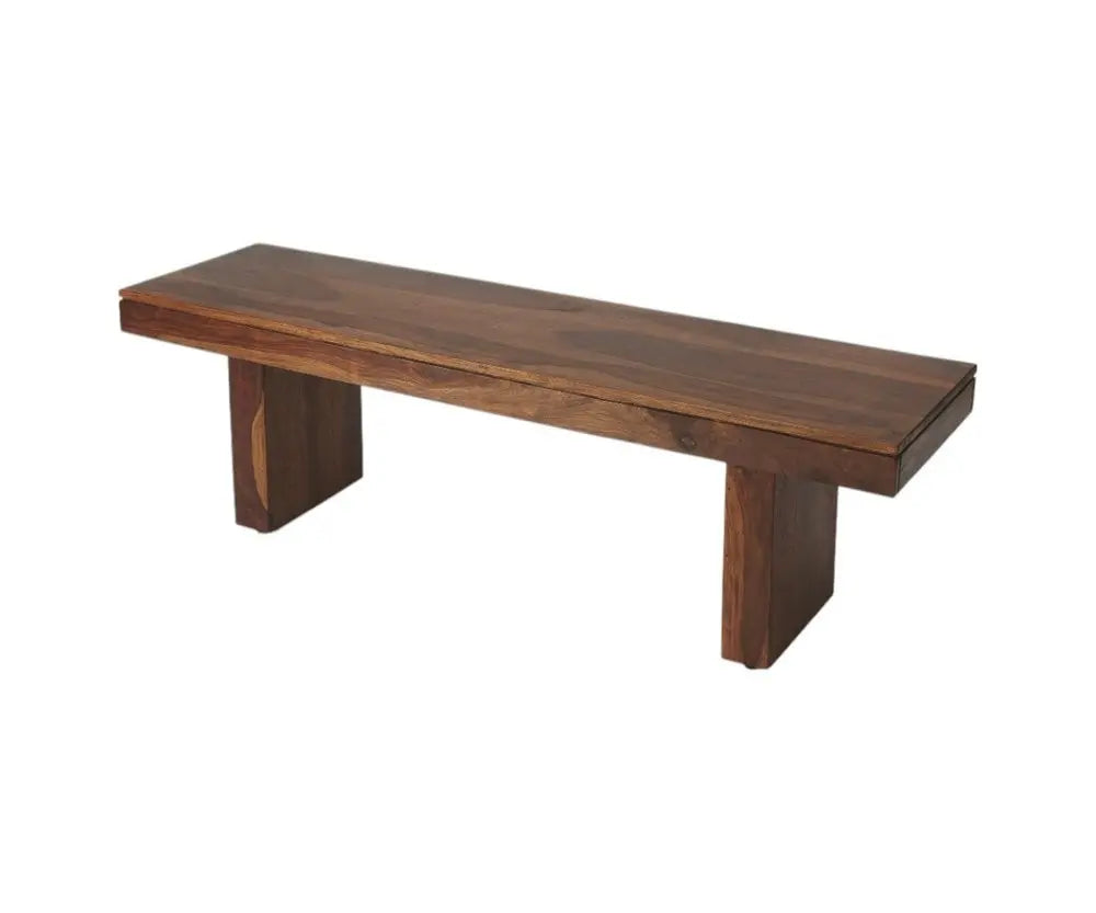 Modern Chunky Solid Wood Bench - NOBLE HOME INTERIORS