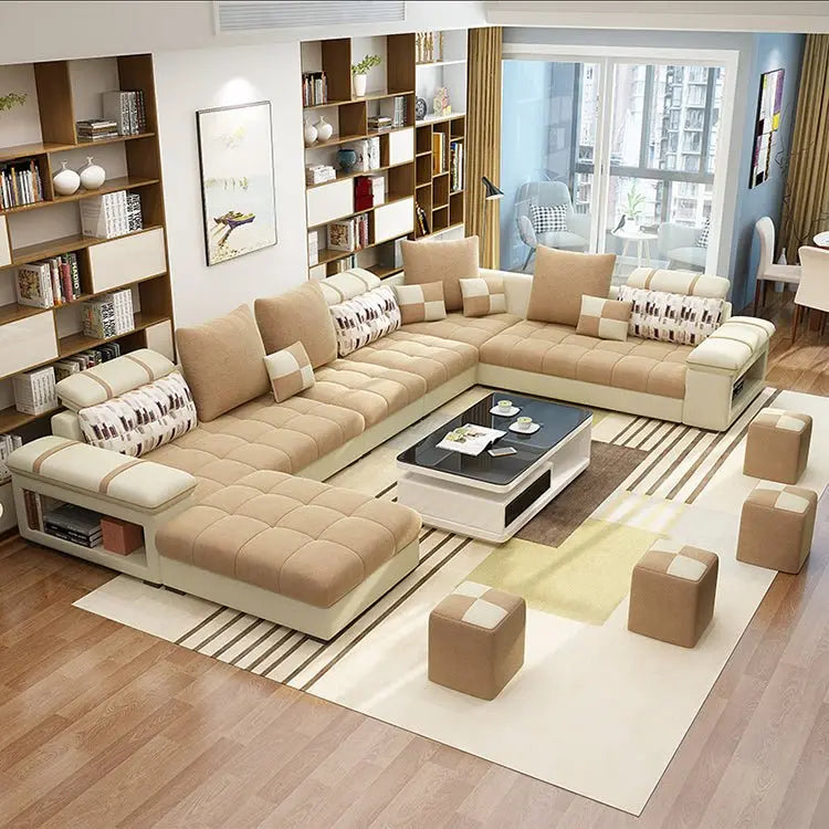 Modern Design Furniture Sofa Set L Shape Luxury Sectional Furniture Sofa - NOVA - HOME - FURNITURE