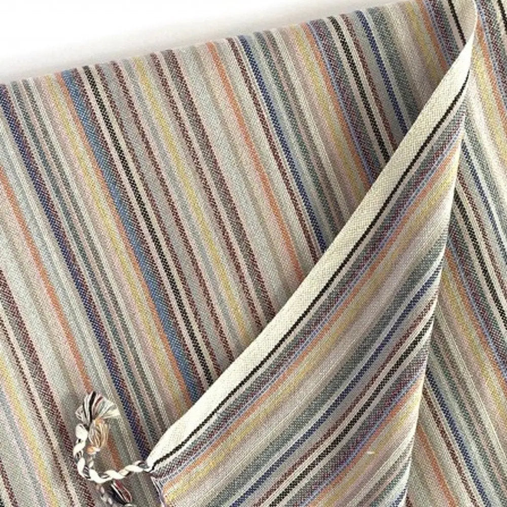 Multi Colored Striped Design Turkish Beach Blanket - NOBLE HOME INTERIORS