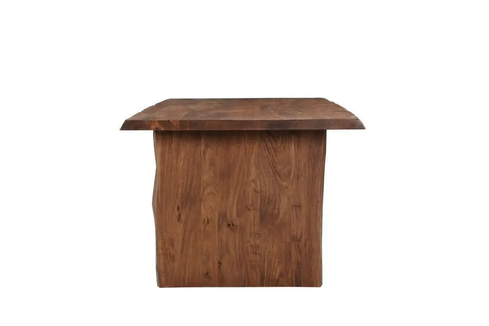 Nine Piece Brown Solid Wood Dining Set with Eight Chairs - NOVA HOME FURNITURE