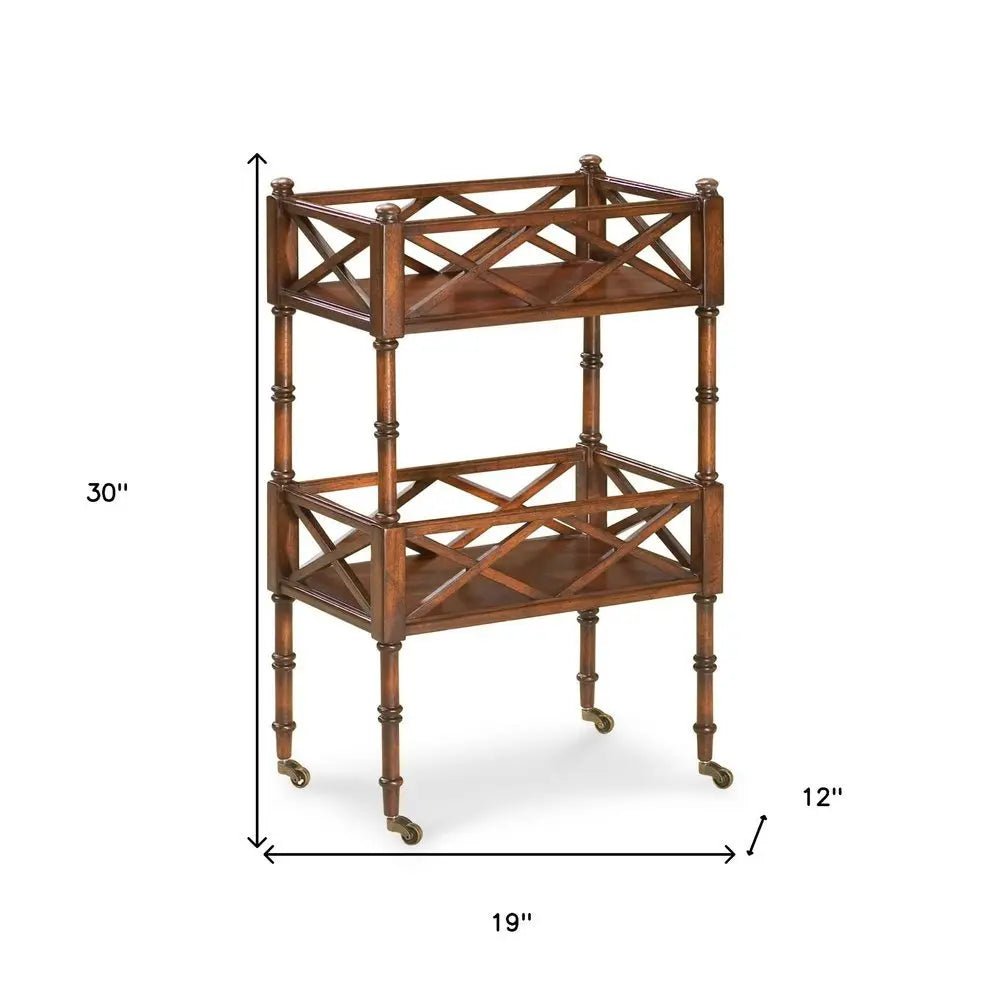 Plantation Cherry Mobile Server - NOVA HOME FURNITURE