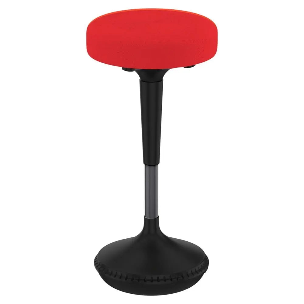 Red and Black Adjustable Height Swivel Office Chair - NOBLE HOME INTERIORS