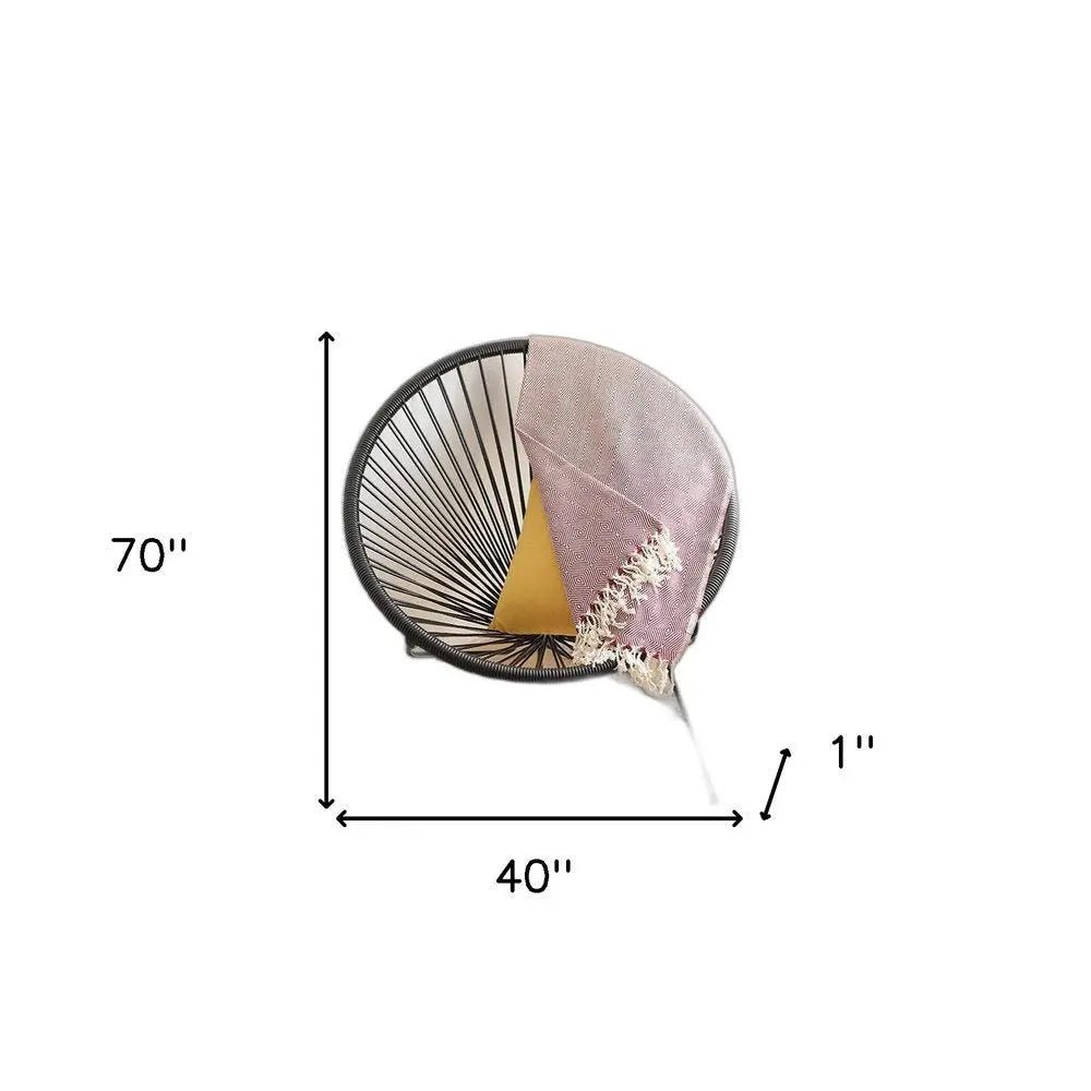 Red And White Geometric Squares Turkish Towel Or Throw Blanket - NOBLE HOME INTERIORS