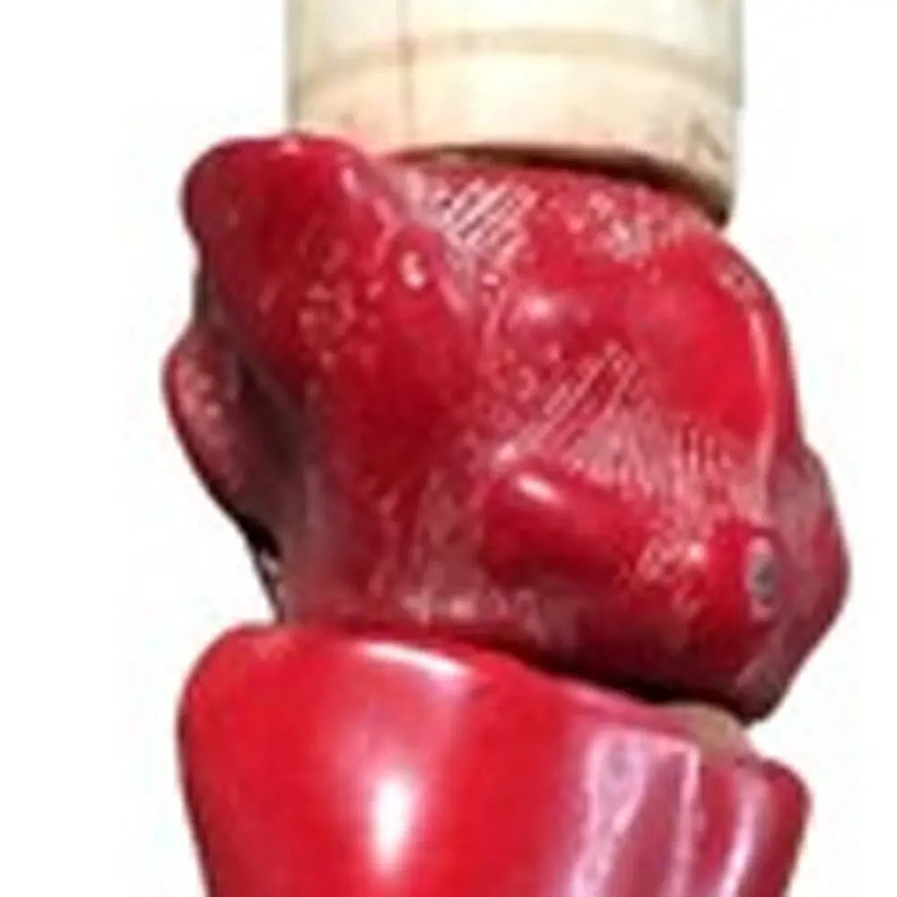 Red Chunky Coral Decorative Calligraphy Brush - NOBLE HOME INTERIORS