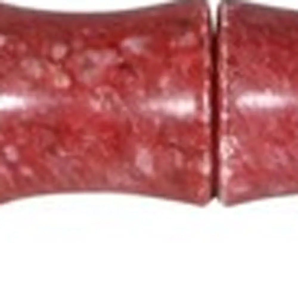 Red Spotted Jade Faux Bamboo Decorative Calligraphy Brush - NOBLE HOME INTERIORS