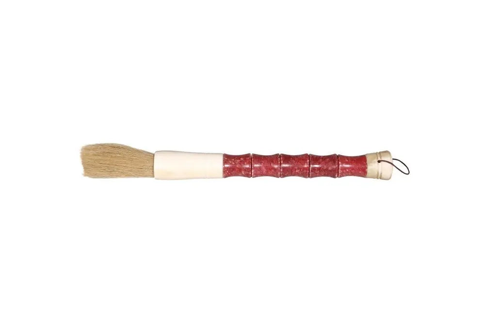 Red Spotted Jade Faux Bamboo Decorative Calligraphy Brush - NOBLE HOME INTERIORS