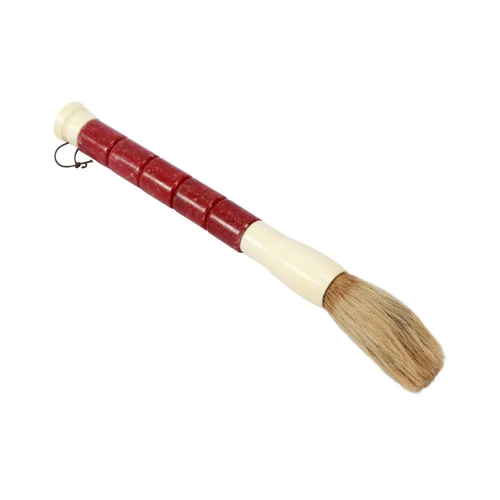 Red Spotted Jade Sectioned Decorative Calligraphy Brush - NOBLE HOME INTERIORS