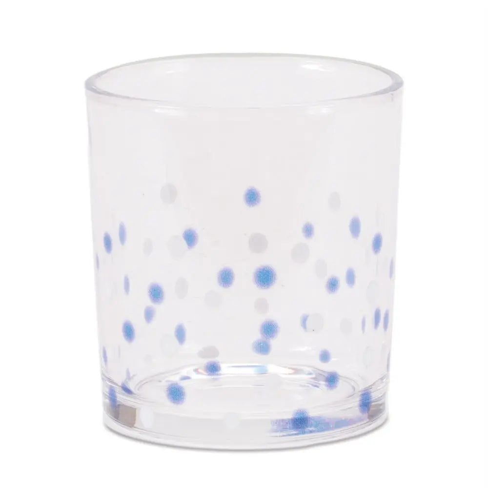 Set of Three Blue Abstract Glass Tabletop Votive Candle Holders - NOVA HOME FURNITURE
