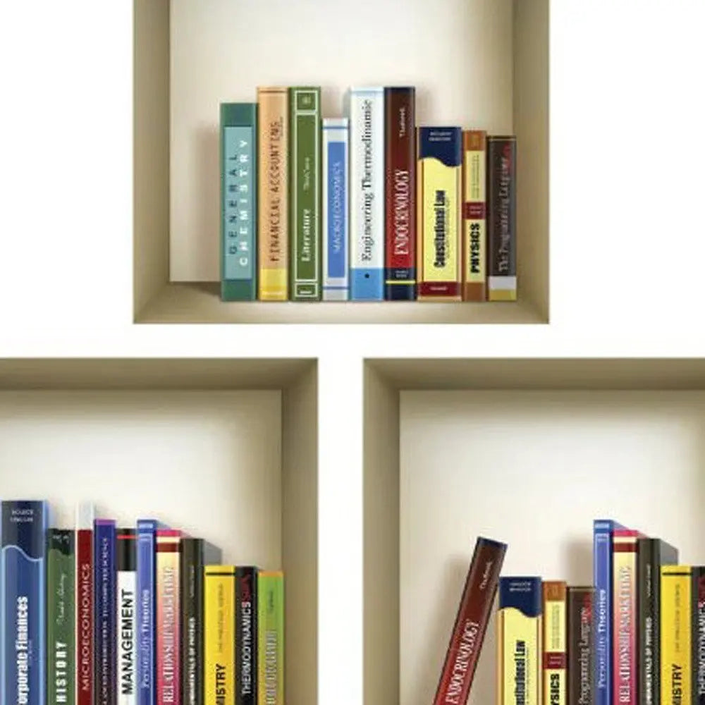 Set of Three Talla Niche 3D Square Peel and Stick Wall Decals - NOBLE HOME INTERIORS