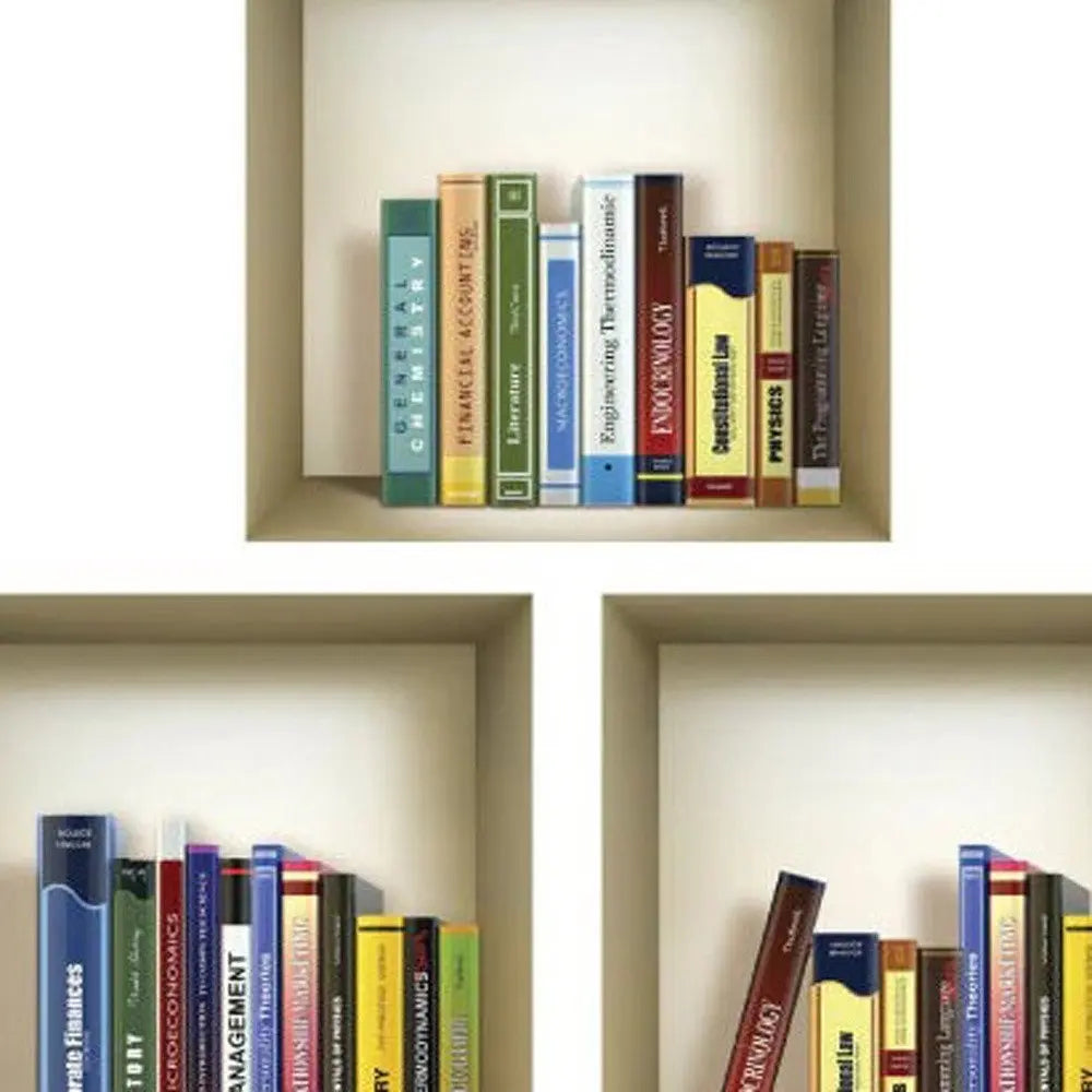 Set of Three Tina Niche 3D Square Peel and Stick Wall Decals - NOBLE HOME INTERIORS