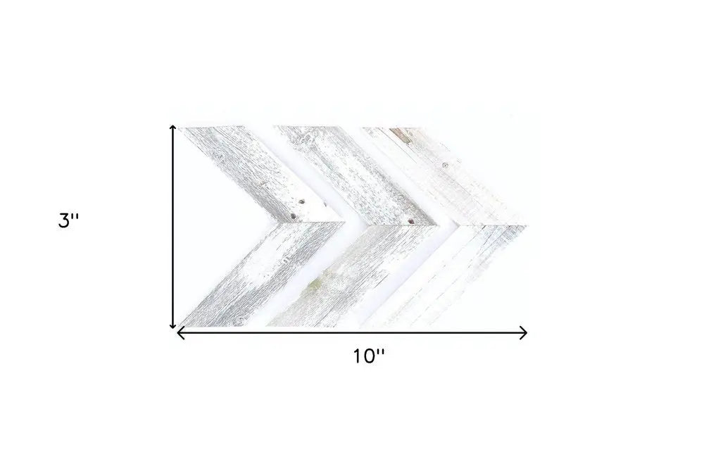 Set of Three White Wood Novelty Hanging Dimensional Sculpture - NOBLE HOME INTERIORS