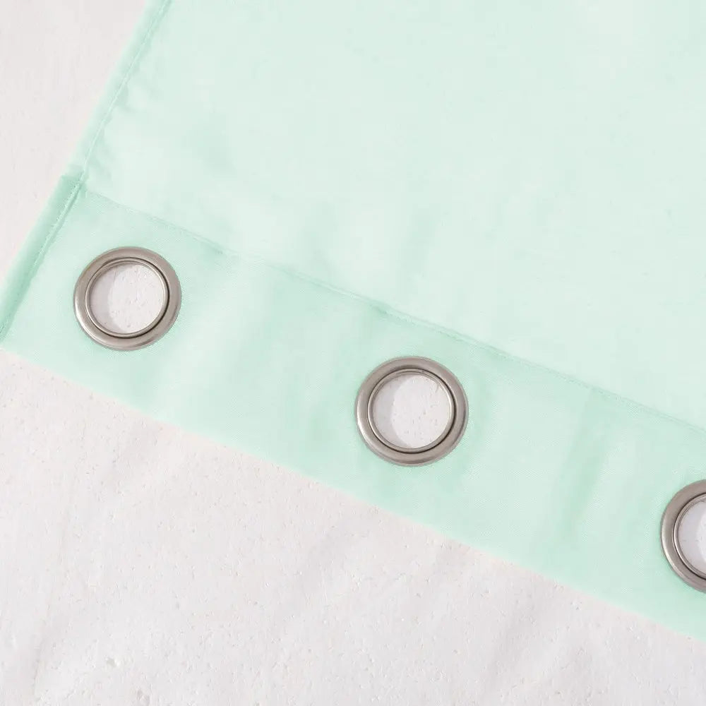 Set of Two 84" Aqua Solid Modern Window Panels - NOBLE HOME INTERIORS