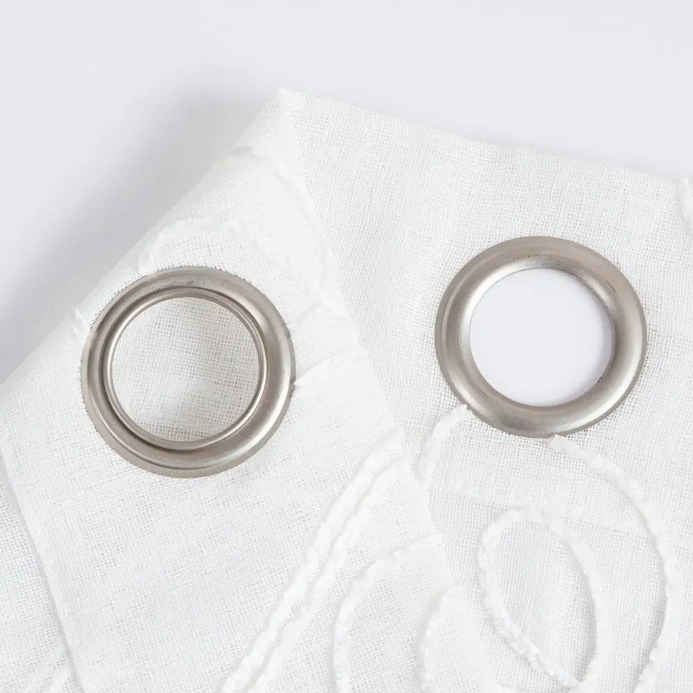 Set of Two 84" Blush Boho Embroidered Window Panels - NOBLE HOME INTERIORS