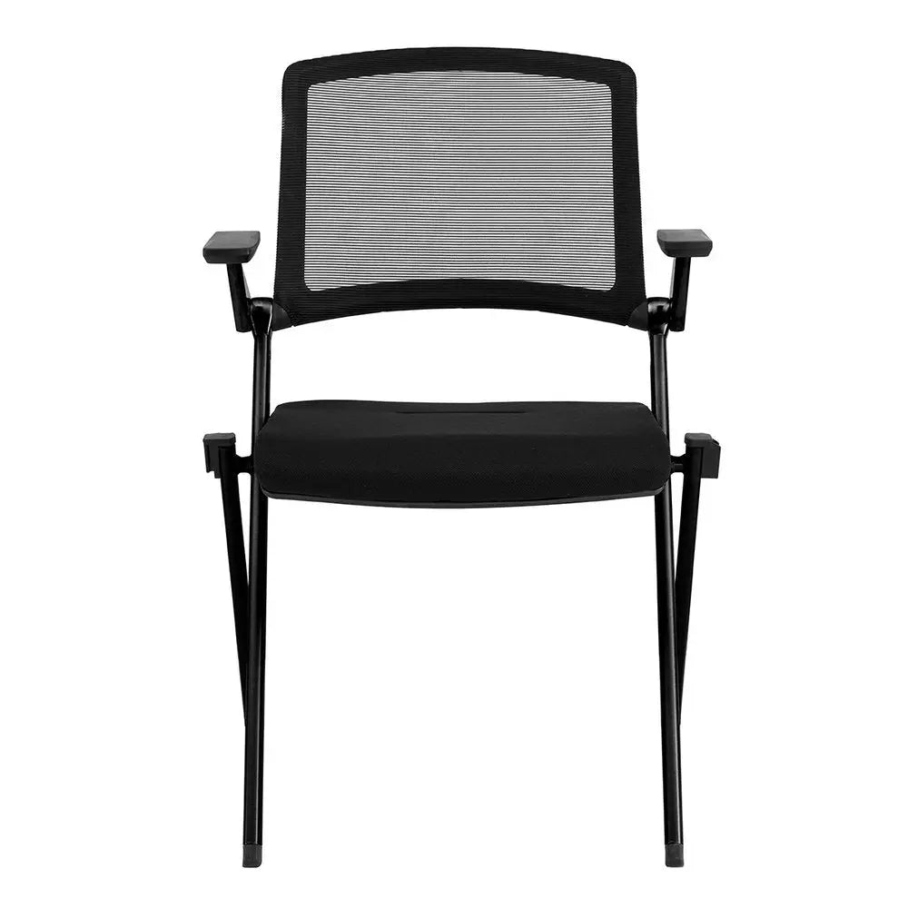Set of Two Black Mesh Conference Office Chair - NOBLE HOME INTERIORS