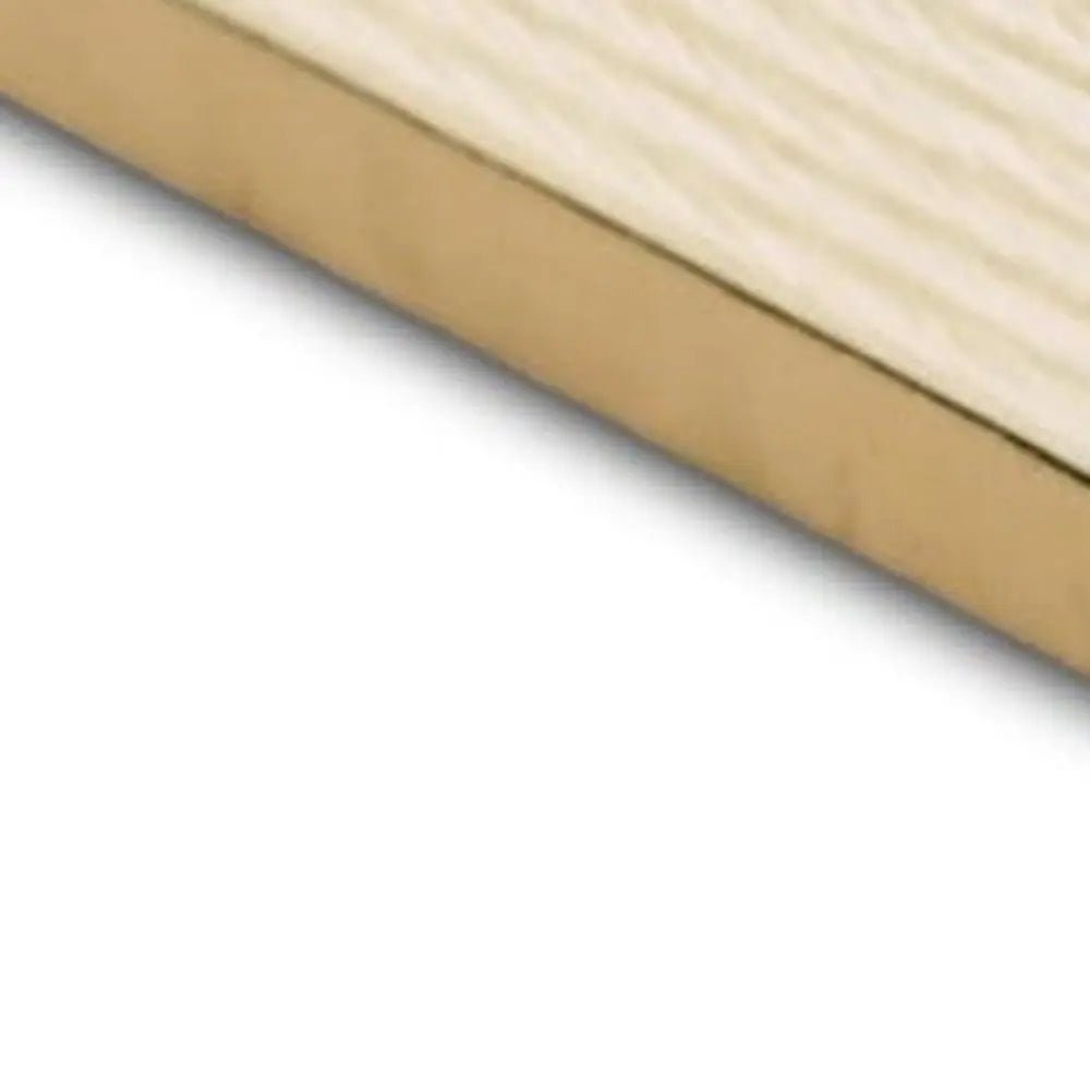 Set of Two Cream And Gold Nesting Wood Box With Lid HomeRoots