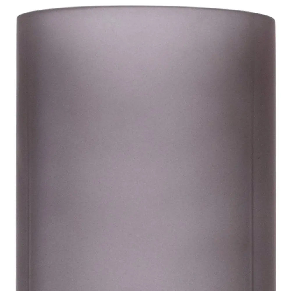 Set of Two Gray Round Glass Table Vase - NOBLE HOME INTERIORS