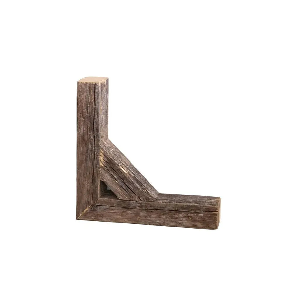 Set Of Two Natural Weathered Gray Corbels - NOBLE HOME INTERIORS