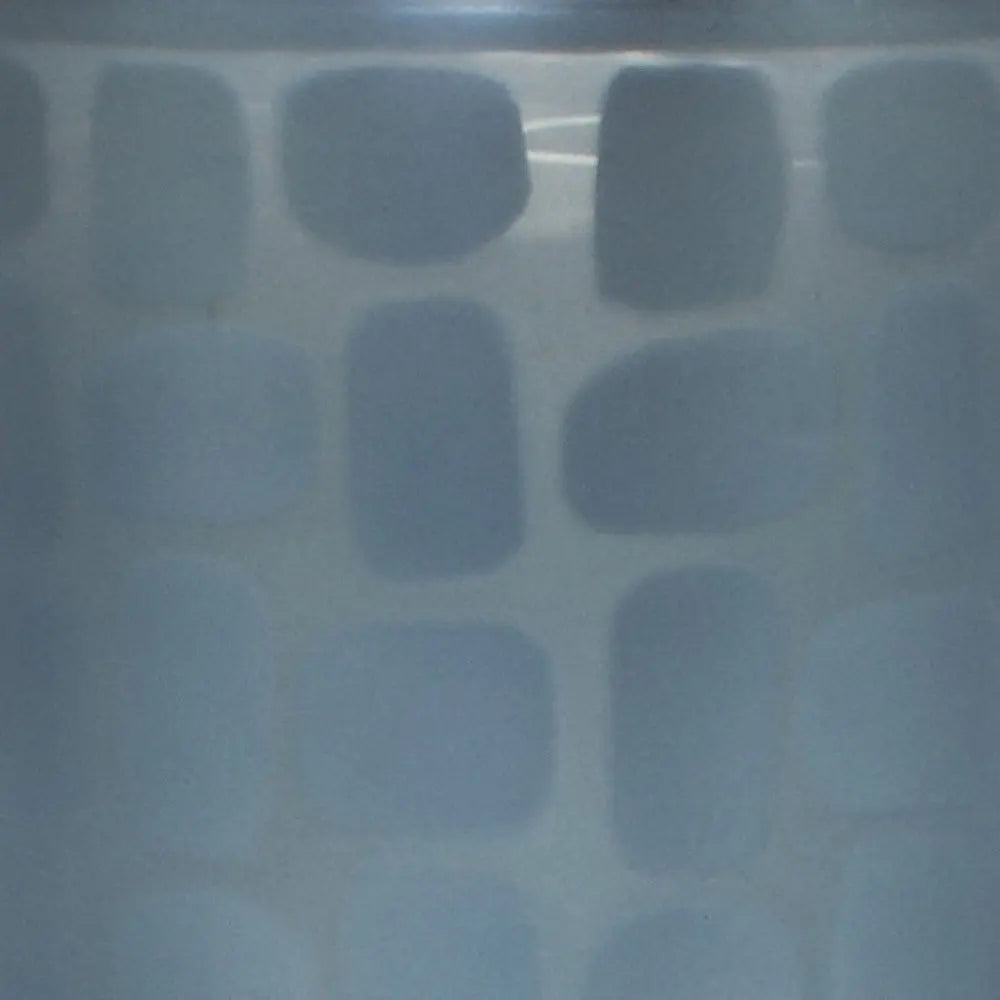 Set of Two Navy Blue Abstract Glass Tabletop Tealight Candle Holders - NOBLE HOME INTERIORS