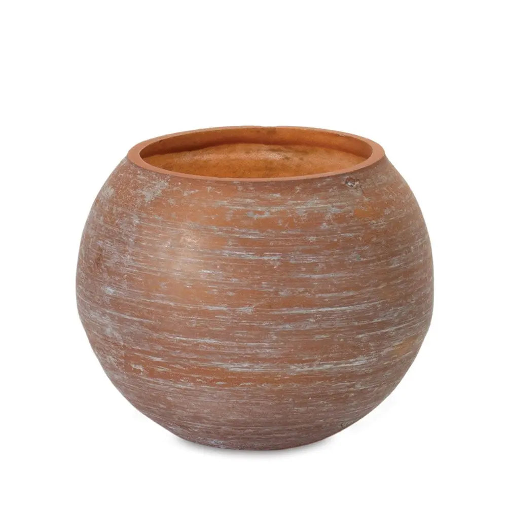 Set of Two Pink And Brown Distressed Abstract Glass Tabletop Votive Candle Holders - NOBLE HOME INTERIORS