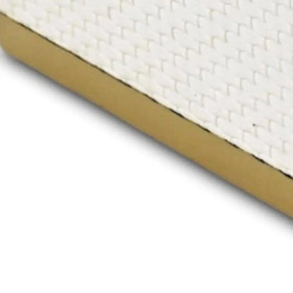 Set of Two White And Gold Nesting Decorative Storage Boxes With Lids - NOBLE HOME INTERIORS