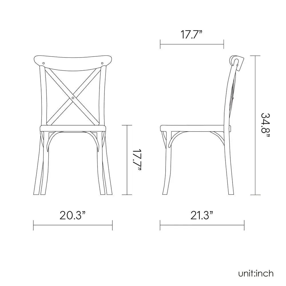Set of Two Yellow Heavy Duty Plastic Outdoor Dining Chairs - NOBLE HOME INTERIORS