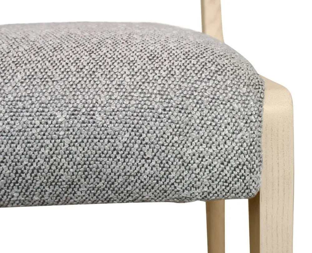 Seven Piece Dark Brown Round Solid Wood Dining Set with Six Chairs - NOVA HOME FURNITURE