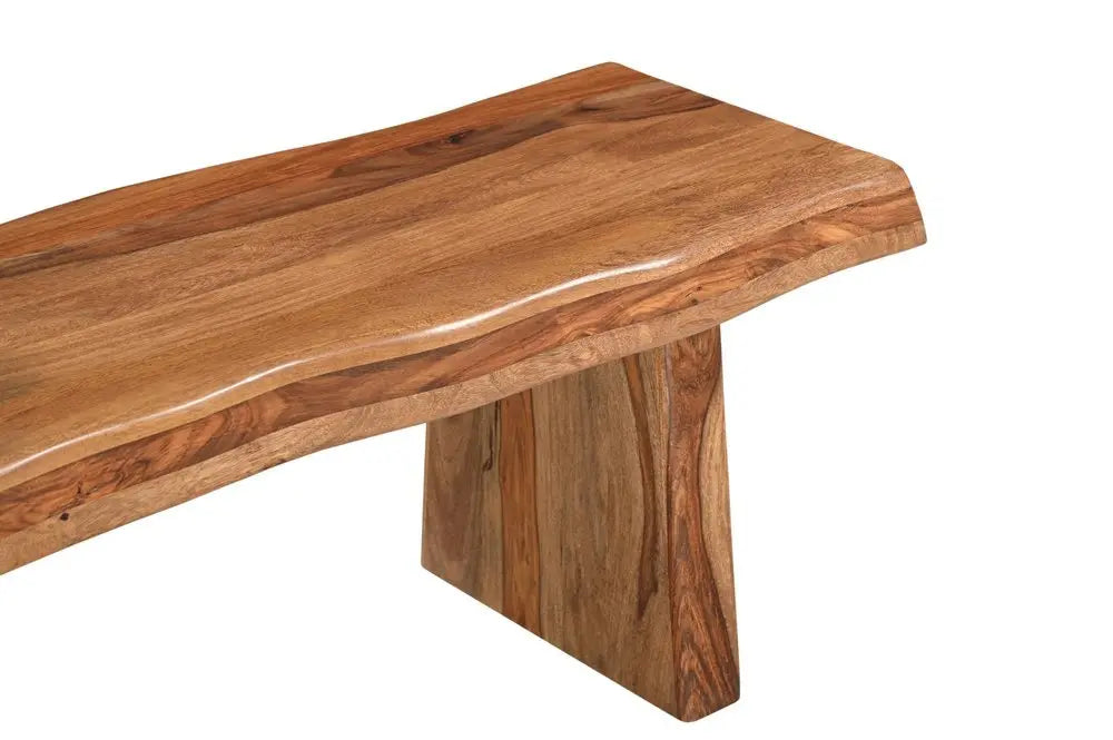 Six Piece Brown Solid Wood Dining Set with Four Chairs - NOVA HOME FURNITURE