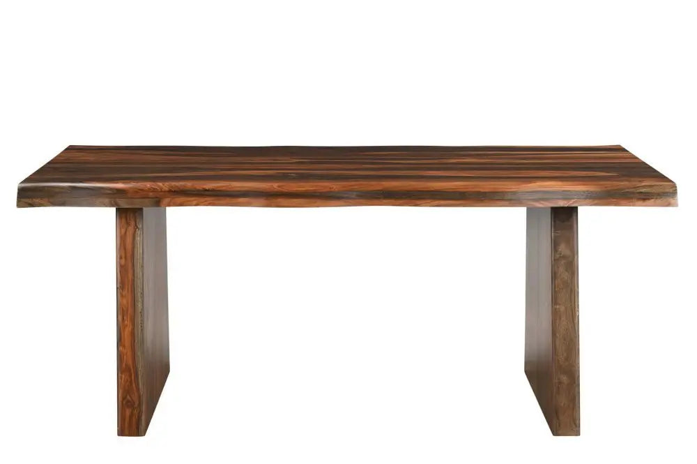 Six Piece Brown Solid Wood Dining Set with Four Chairs - NOVA HOME FURNITURE