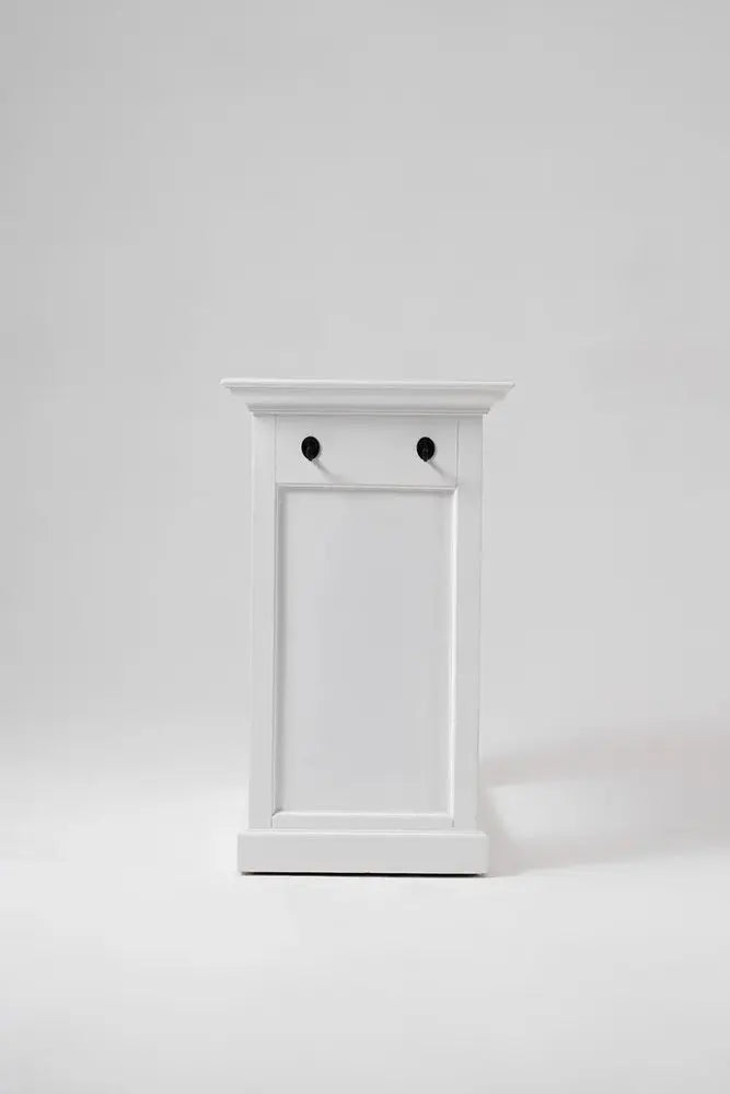 Three Piece White Solid Wood Dining Set with Two Chairs - NOVA HOME FURNITURE