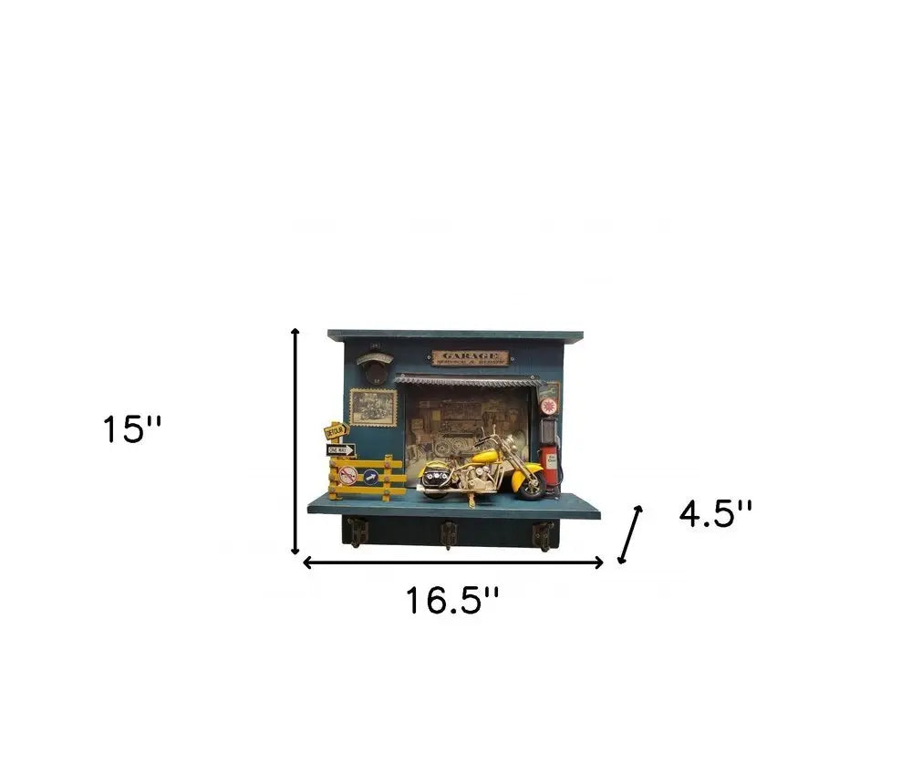 Vintage Harley Garage Key Organizer - NOBLE HOME INTERIORS