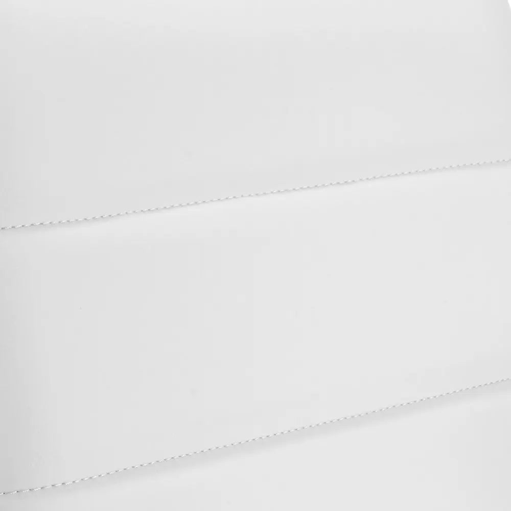 White and Black Steel and Faux Leather Adjustable Swivel Rolling Office Chair - NOBLE HOME INTERIORS