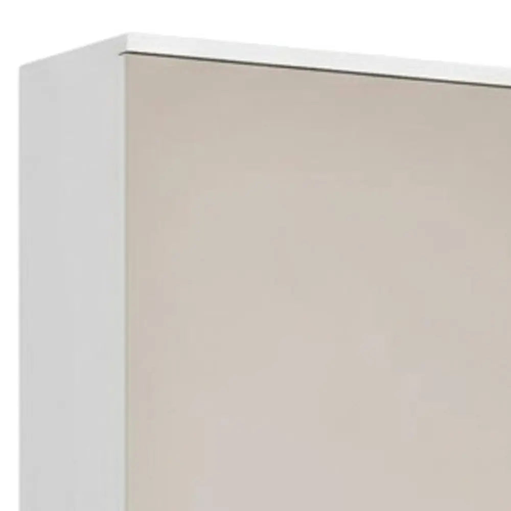 White Ten Pair Wall Mounted WoodShoe Rack - NOBLE HOME INTERIORS